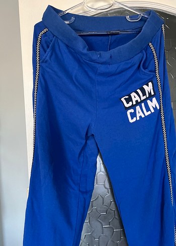 Mavi Hamile Denim Eşofman Altı - Görsel 2