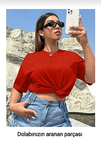Kırmızı Unisex Tişört 