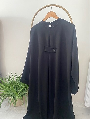diğer Beden siyah Renk Basic abaya kol elbise ferace
