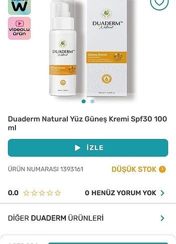 Duaderm güneş kremi