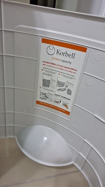 KORBELL BEBEK BEZİ ÇÖP KOVASI - Görsel 6