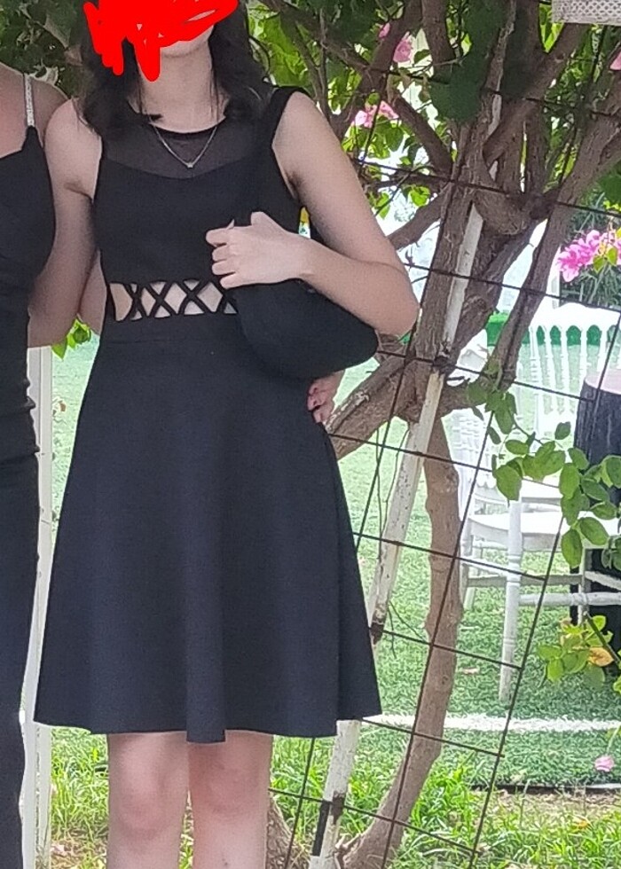 M beden Zara abiye elbise  - Görsel 3