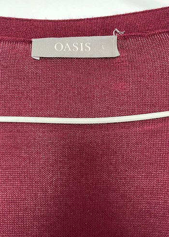 Bordo Uzun Kollu Salaş Hırka - Görsel 3