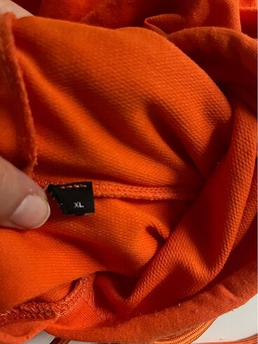 xl Beden Turuncu uzun sweatshirt
