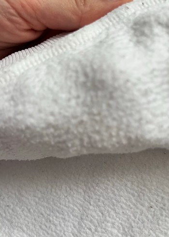 Beyaz Baskılı Rahat Kesim Sweatshirt - Görsel 3