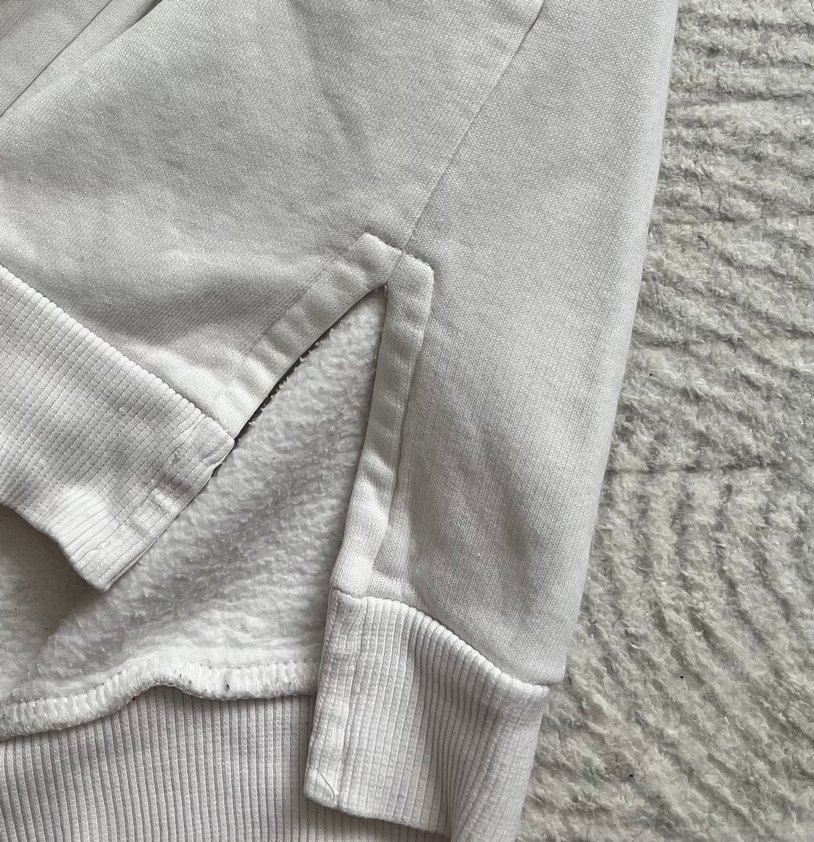 Beyaz Baskılı Rahat Kesim Sweatshirt - Görsel 2