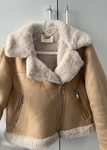 Pull and Bear  Kürklü Kadın Ceket - Görsel 2