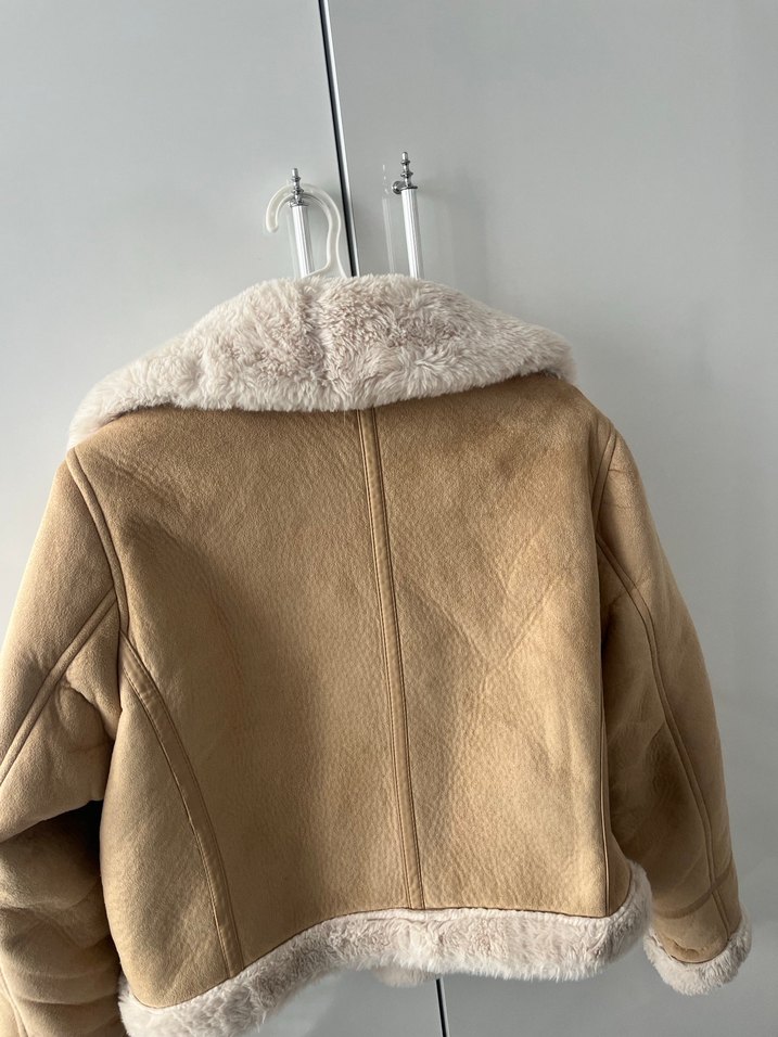 Pull and Bear  Kürklü Kadın Ceket - Görsel 5