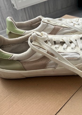 Beyaz Kadın Sneakers - Görsel 2