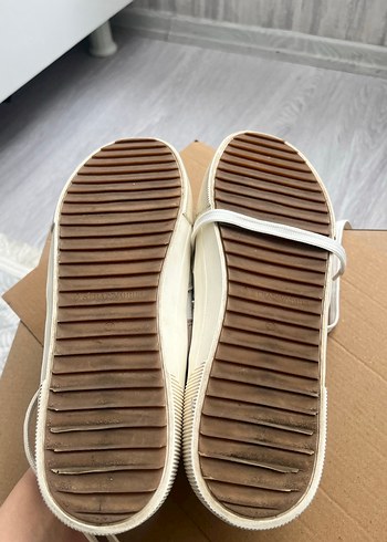 Beyaz Kadın Sneakers - Görsel 6