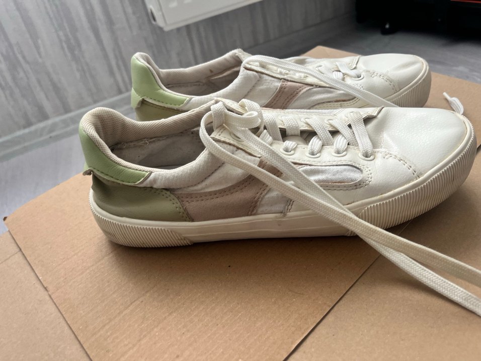 Beyaz Kadın Sneakers - Görsel 2