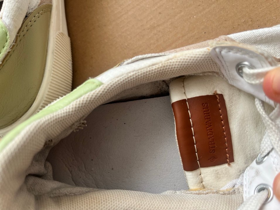 Beyaz Kadın Sneakers - Görsel 4