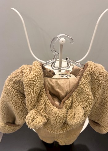 Kahverengi Kürklü Bebek Tulumu - Görsel 3