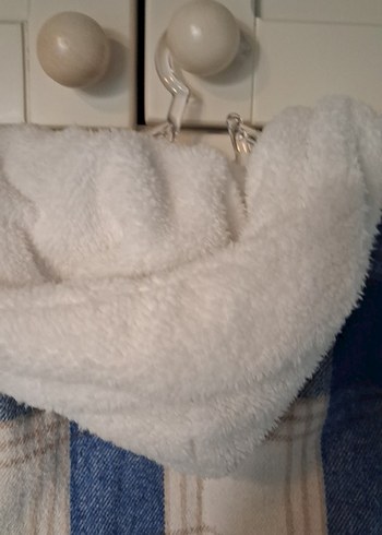 Düğmeli Erkek Çocuk Mavi Ekose Ceket - Görsel 7