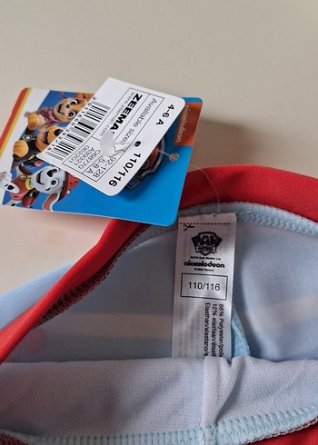 Renkli Baskılı Erkek Çocuk Mayo Şortu - Görsel 3