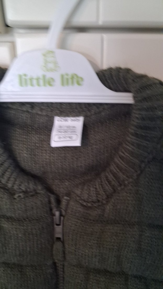 Gri Erkek Çocuk  Yelek - Görsel 3