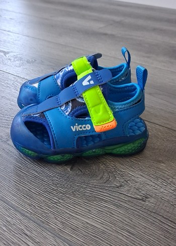 Erkek Çocuk Renkli Cırt Cırtlı Kauçuk Sandalet - Görsel 2