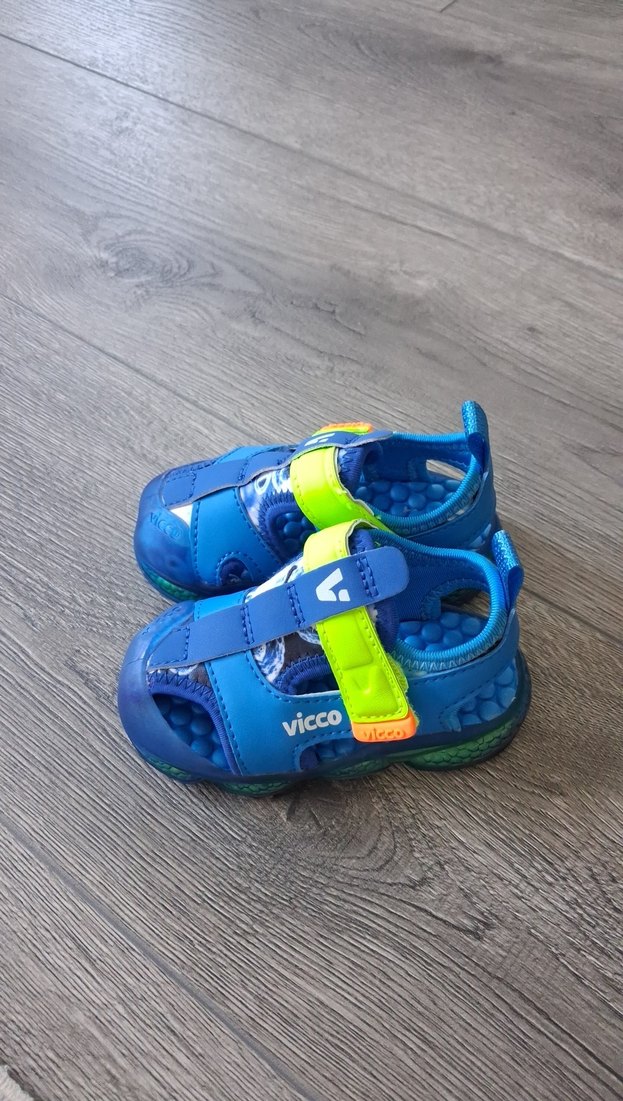 Erkek Çocuk Renkli Cırt Cırtlı Kauçuk Sandalet - Görsel 3