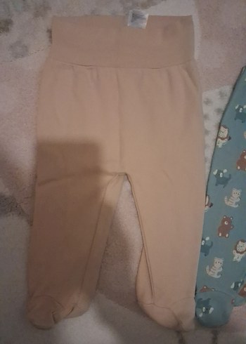 Erkek Bebek Örme Pamuk Pantolon Seti 9 ay - Görsel 3