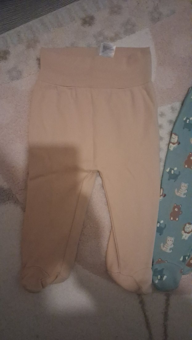 Erkek Bebek Örme Pamuk Pantolon Seti 9 ay - Görsel 3