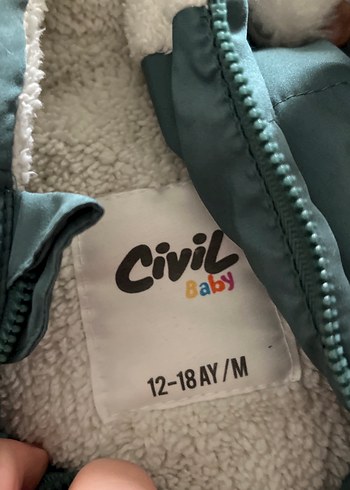 Kürk Detaylı Gri Kapüşonlu Erkek Çocuk Mont - Görsel 2