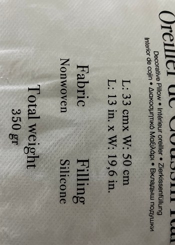 Baskılı Beyaz Yastık - Madame Coco 2 adet - Görsel 2