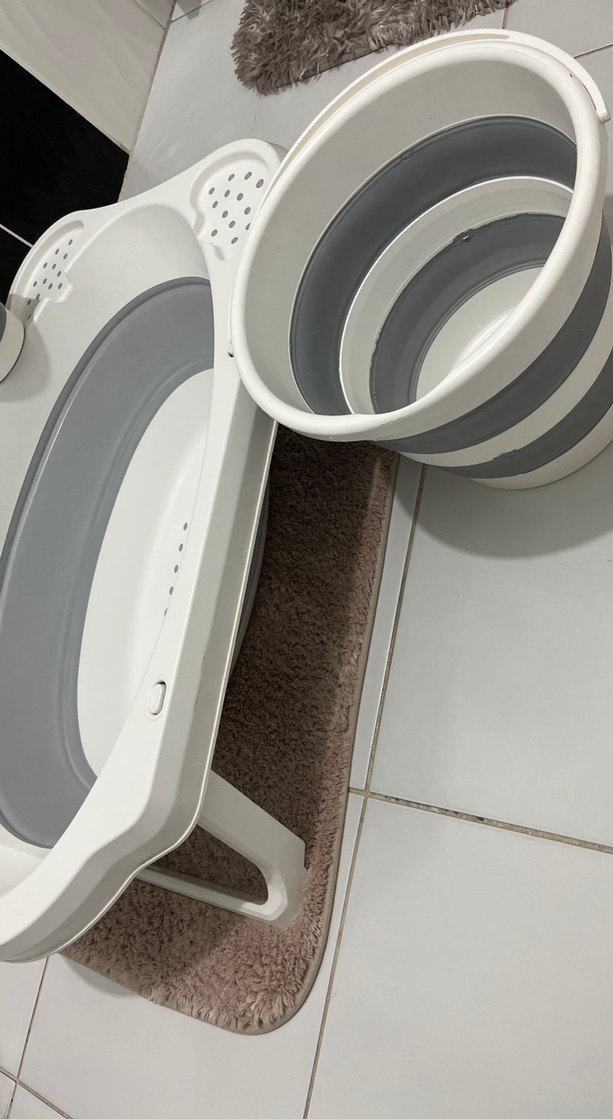 Katlanabilir Bebek Küveti ve Seti - Görsel 5