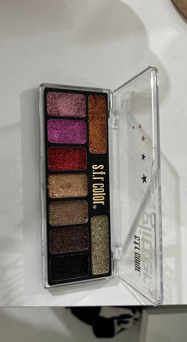 S.r Color Çok Renkli Parlak Far Paleti - Görsel 2