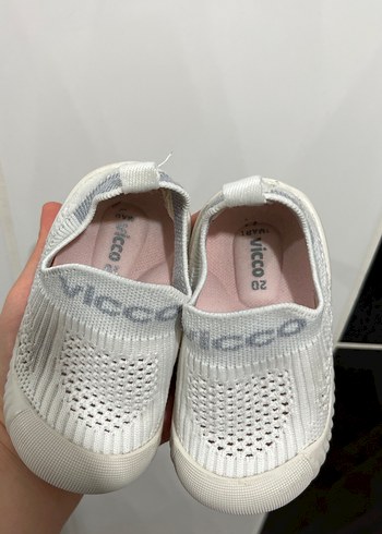 Erkek Bebek İlk Adım Ayakkabısı Velcro Beyaz - Görsel 2