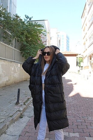 Oversize Şişme Mont