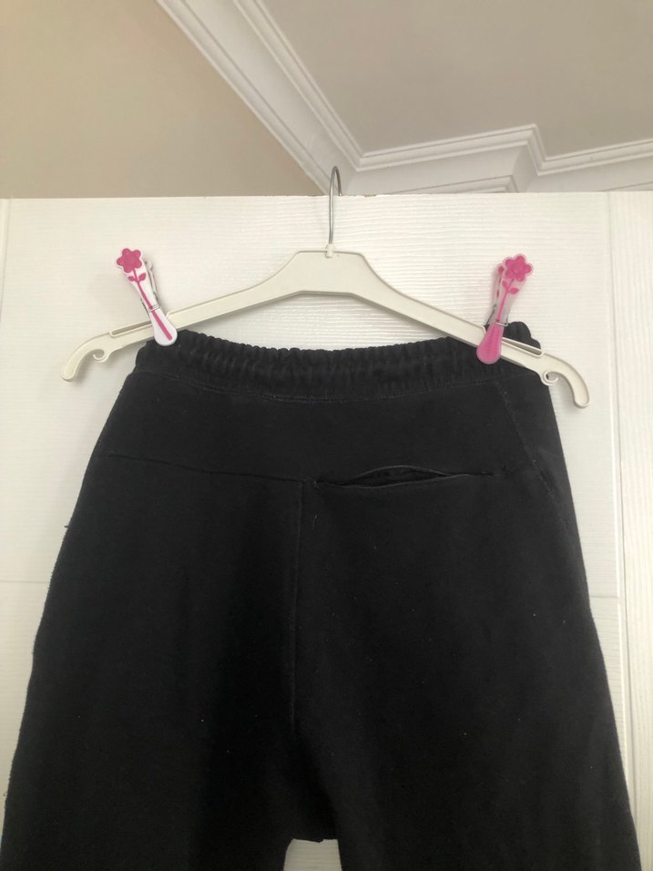 Pull&Bear Siyah Rahat Eşofman Altı — görsel 9/9