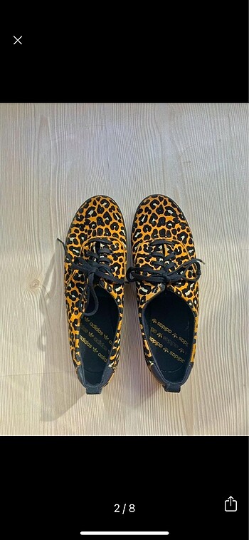Adidas adidas siyah leopar desenli ayakkabi orijinal