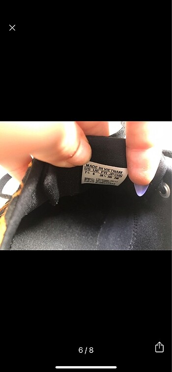 39 Beden siyah Renk adidas siyah leopar desenli ayakkabi orijinal