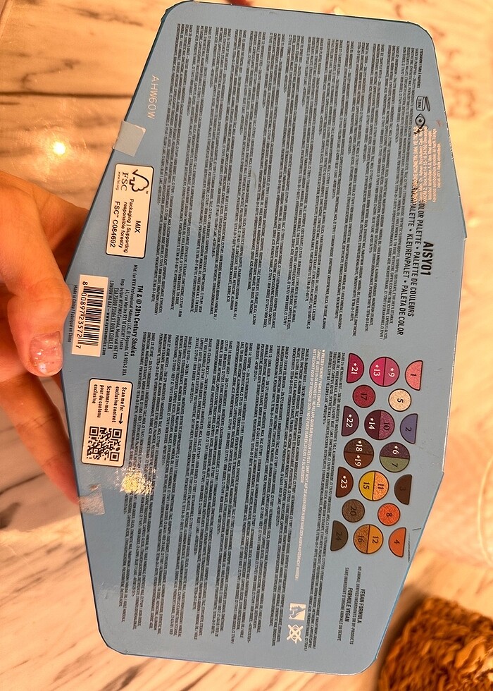 Avatar su yolu NYX far paleti - Görsel 3