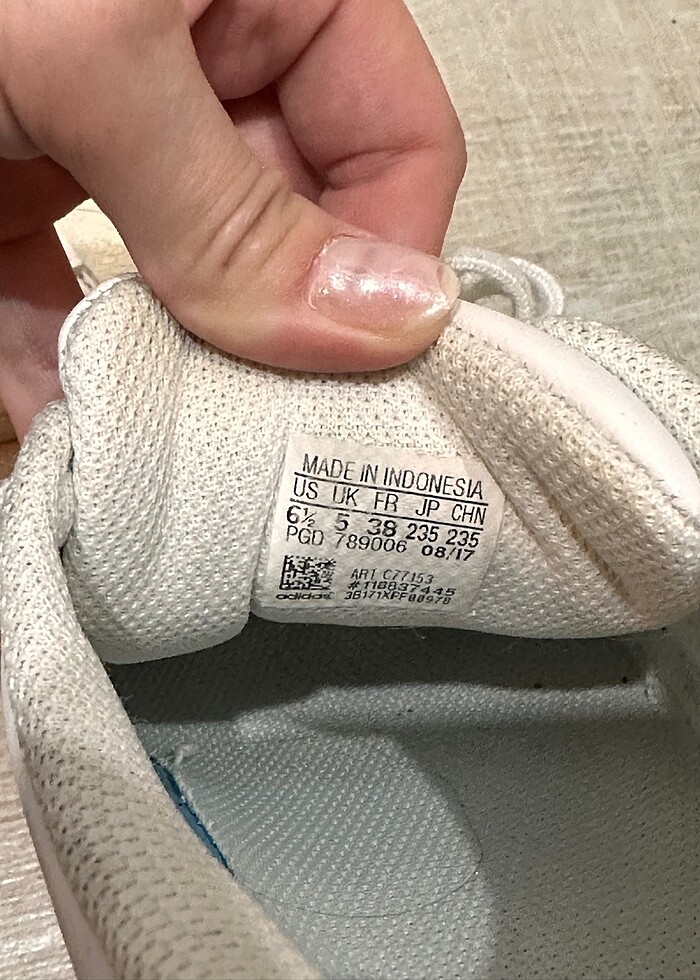 Adidas beyaz spor ayakkabı - Görsel 4