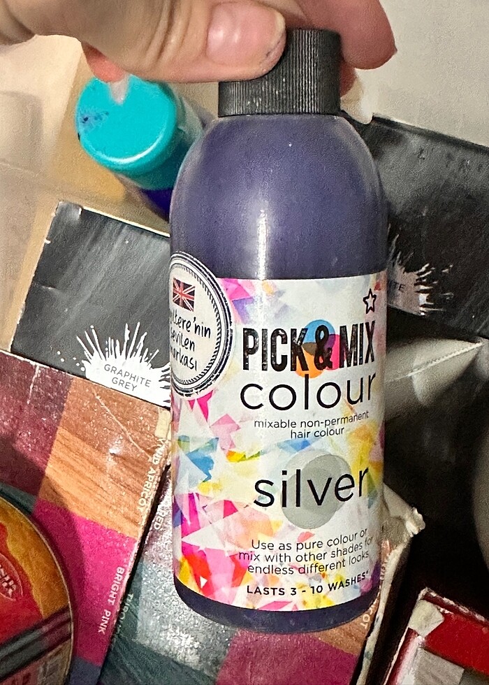 Renkli saç boyası - Görsel 5