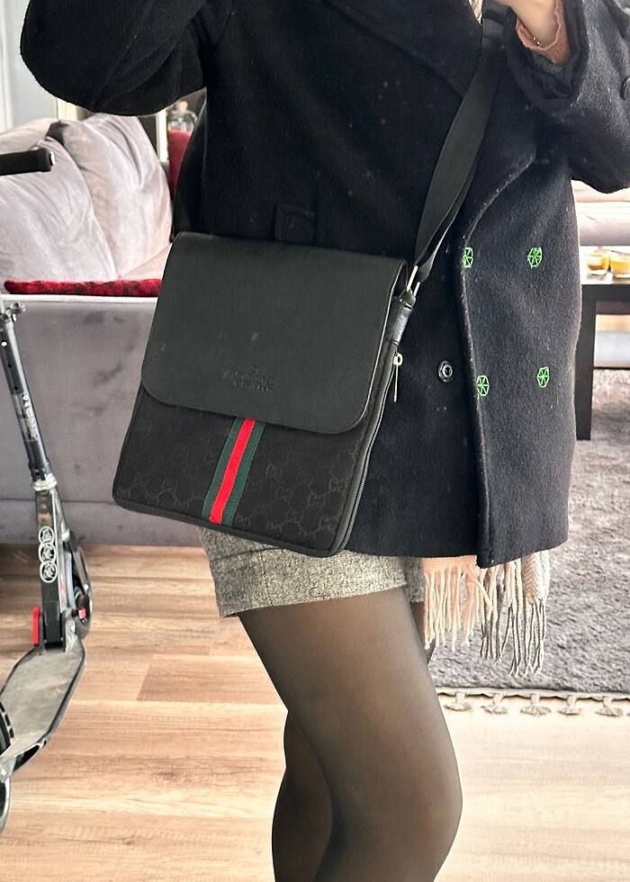 Gucci siyah çanta - Görsel 2