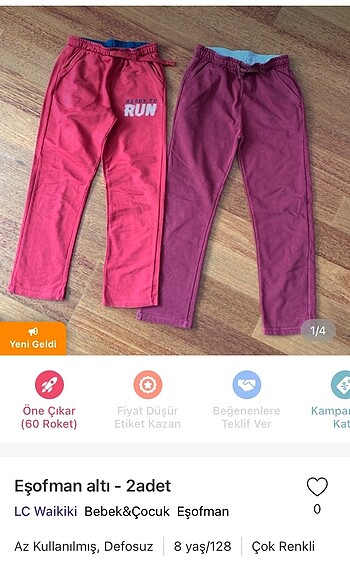 Eşofman altı 2adet