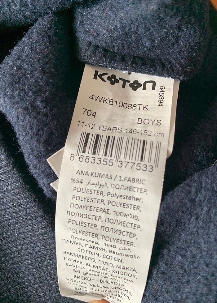 Sweatshirt  eekek ve kız için - Görsel 4