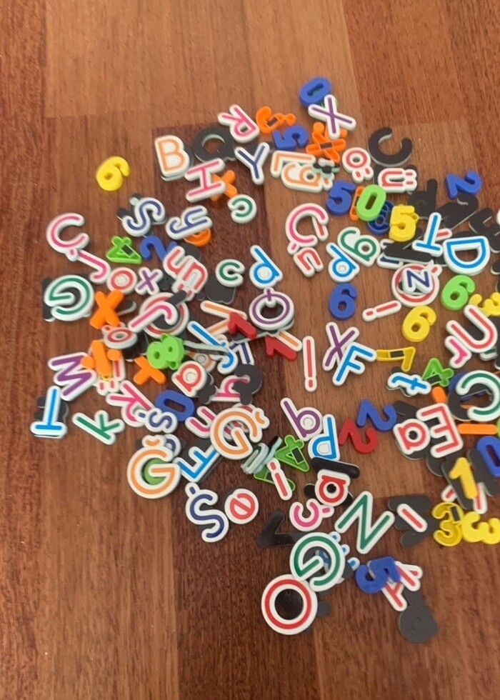 Magnetli harf ve rakam - Görsel 2