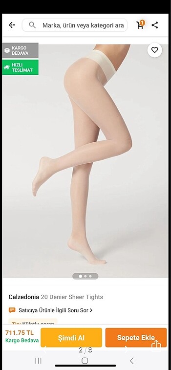 Calzedonia Calzedonia külotlu çorap