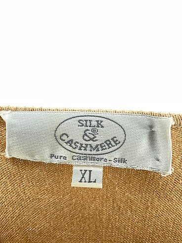 xl Beden camel Renk Silk & Cashmere Kazak / Triko %70 İndirimli.