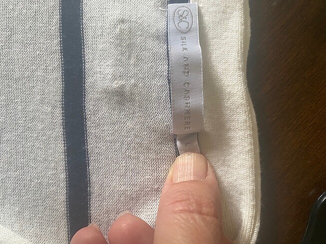 l Beden beyaz Renk Silk & cashmere yazlık hırka