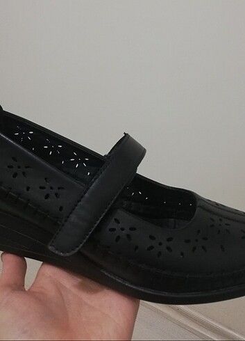 38 Beden siyah Renk COMFORT TABAN AYAKKABI 