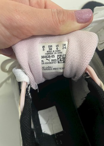 Puma Puma Beyaz Gri Bağcıklı Kadın Spor Ayakkabı