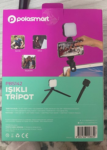 Polosmart Işıklı tripod - Görsel 2