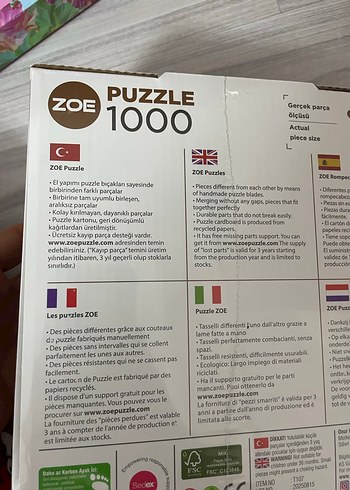 1000 Parça Manzara Puzzle - ZOE - Görsel 3