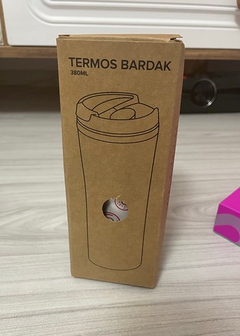 Krispy Kreme Desenli Renkli Termos Bardak - Görsel 6