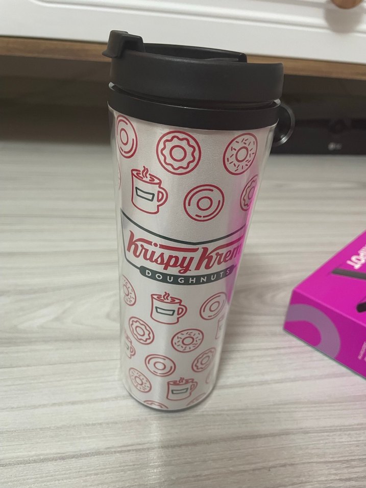Krispy Kreme Desenli Renkli Termos Bardak - Görsel 2