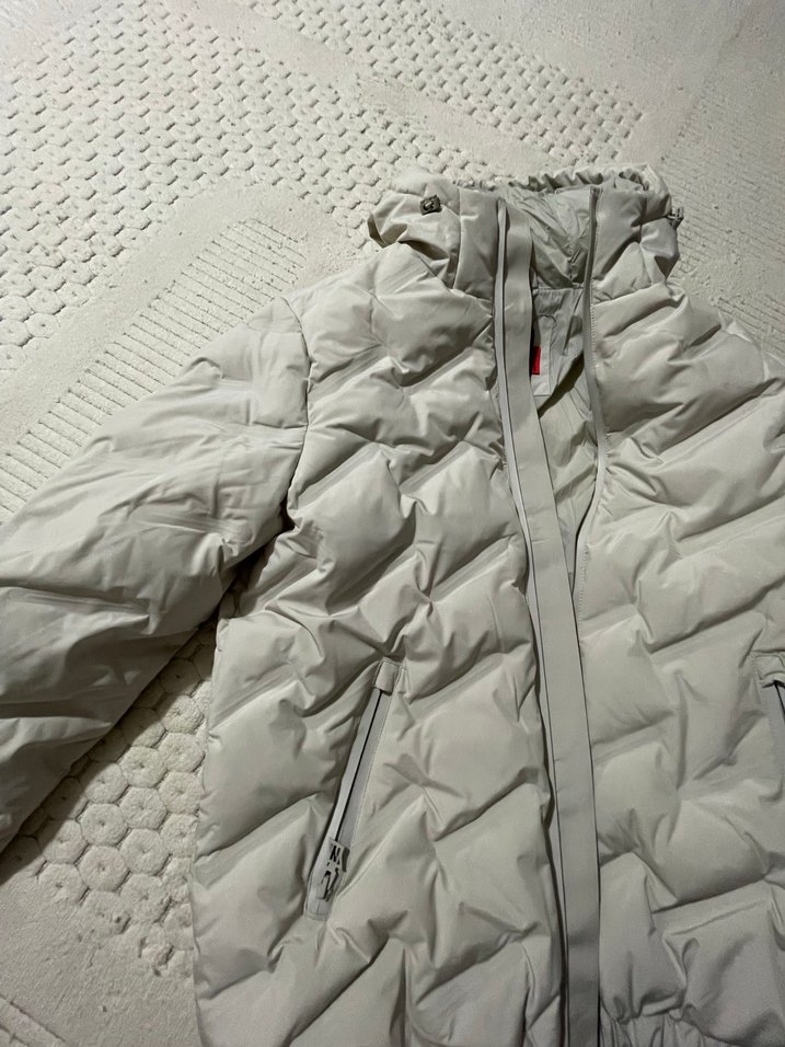 Gri Kadın  Kışlık Mont - Görsel 2